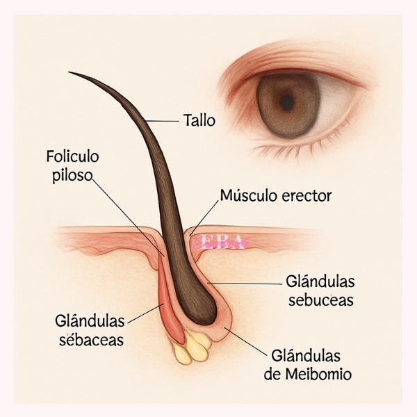 Anatomía Básica de la Pestaña: Lo que Toda Lashista Debe Saber